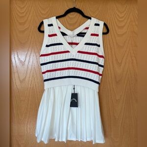 THE UPSIDE organic cotton tennis set. New!